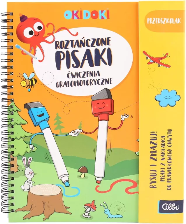 Roztańczone pisaki 4+ OKIDOKI - tantis.pl