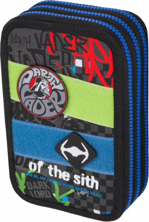 Piórnik 3-komorowy z wyposażeniem Coolpack Disney Core Jumper 3 Star Wars - tantis.pl