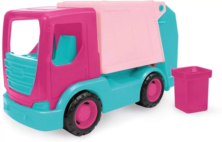 Tech Truck śmieciarka różowa - tantis.pl