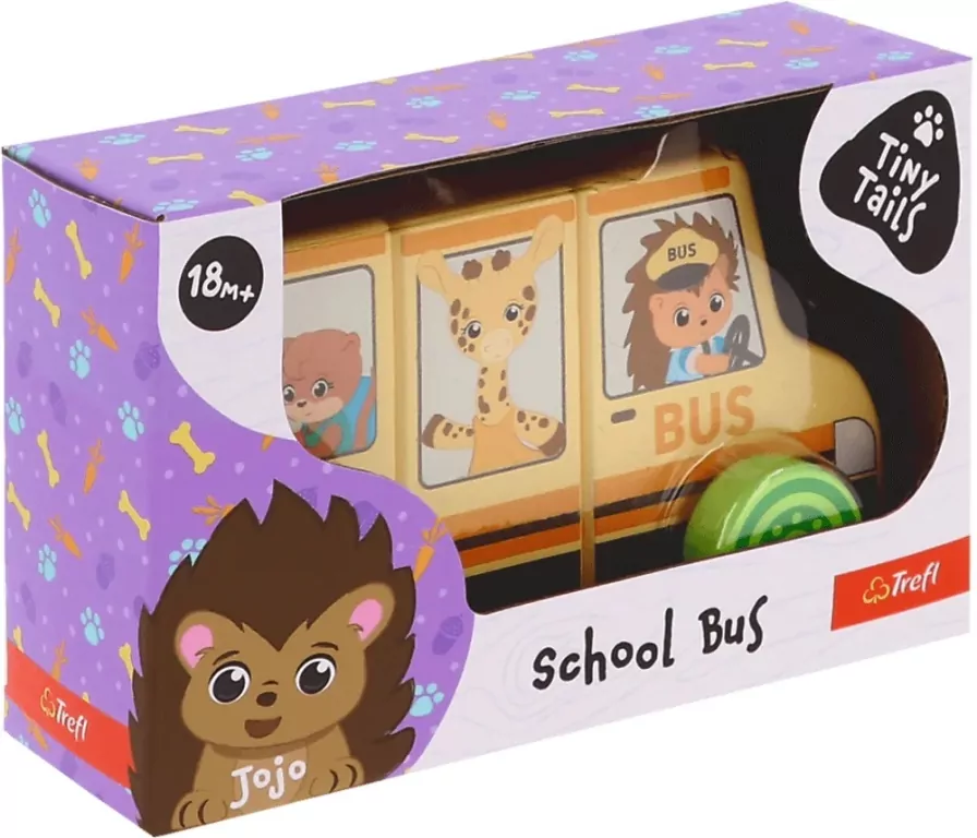 Zabawka drewniana - School Bus TREFL - tantis.pl