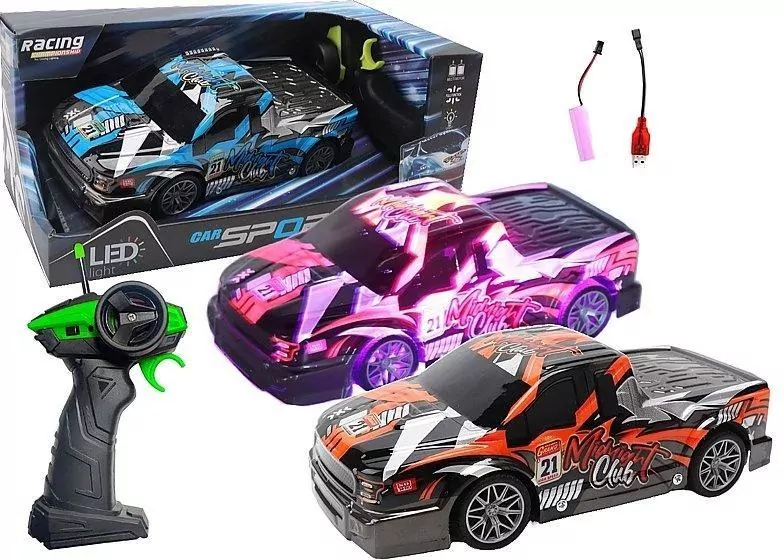 Auto sportowe na radio ze światłem 1:20 MIX - tantis.pl