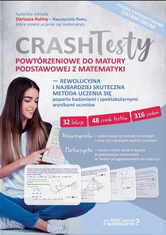 Crash Testy. Powtórzeniowe do matury podstawowej z matematyki - tantis.pl