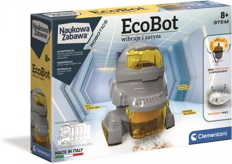 Ecobot. Wibruje i zasysa. Naukowa zabawa. 50061 - tantis.pl