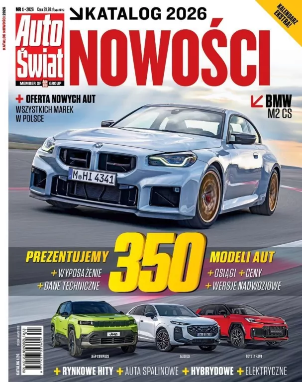 Auto Świat Katalog Nowości + kalendarz 1/2026 - tantis.pl