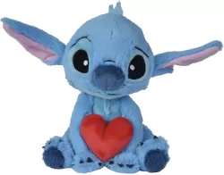 Disney maskotka pluszowa Stitch z sercem 25cm