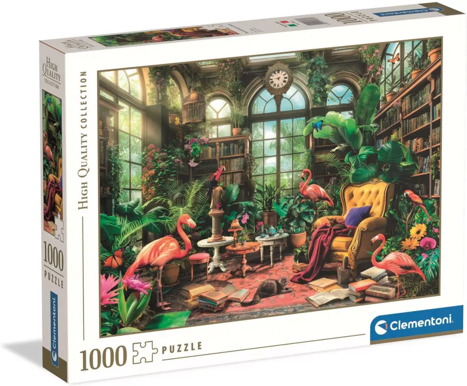 Puzzle 1000 HQ The Greenhouse Library - tantis.pl