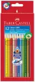 Kredki Grip 12 kolorów FABER CASTELL - tantis.pl