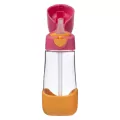 B.Box. Bidon tritanowy ze słomką. 450 ml. Strawberry Shake - tantis.pl