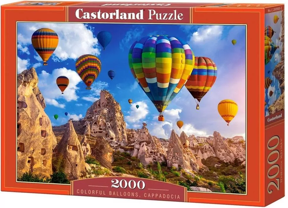 CASTOR. Puzzle 2000 Colorful Balloons. Cappadocia 200900-2 - tantis.pl