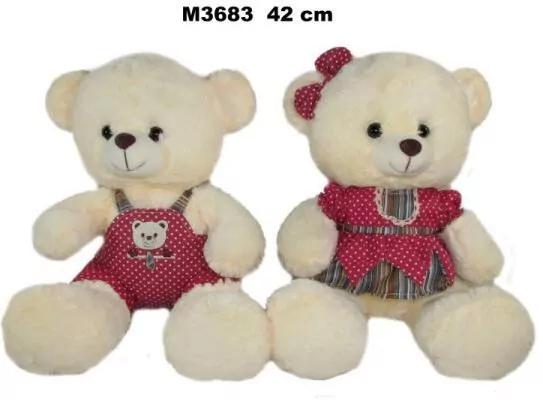 Miś w ubranku 42cm MIX - tantis.pl