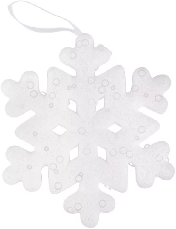 Śnieżynka lśniąca 15 cm - tantis.pl