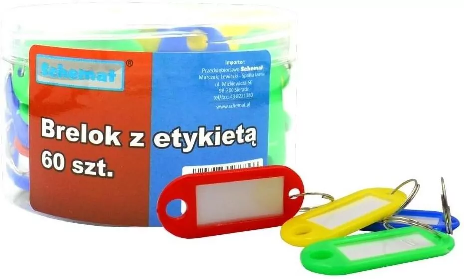 Zawieszki do kluczy kolorowe - tantis.pl