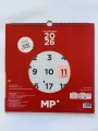 Kalendarz 2026 ścienny 30x30cm czerwony - tantis.pl