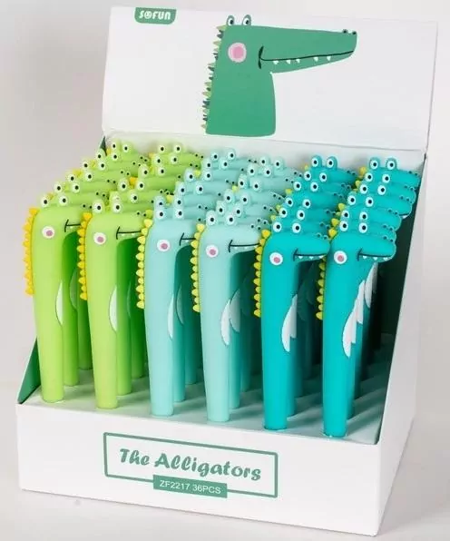 Długopis żelowy Silky Aligator MIX - tantis.pl