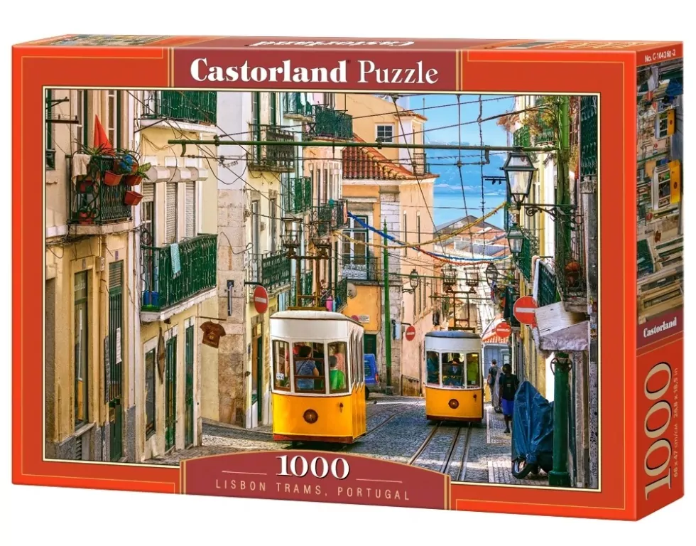 Puzzle 1000. Lisbon Trams Portugal. 104260 - tantis.pl