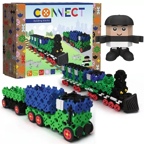 Klocki Connect - Pociąg / Ciężarówka L - tantis.pl