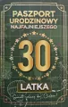 Karnet Urodziny 30 Nowy paszport męskie - tantis.pl