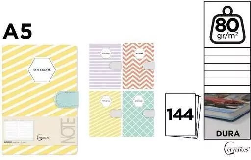 Notatnik A5/144K MIX