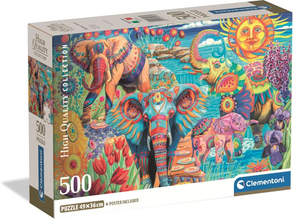 Puzzle 500 Elephants' Carnival - tantis.pl