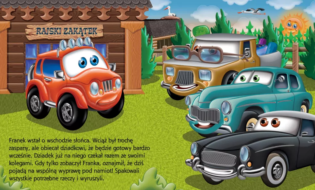 Wyprawa z dziadkiem. Samochodzik Franek - tantis.pl