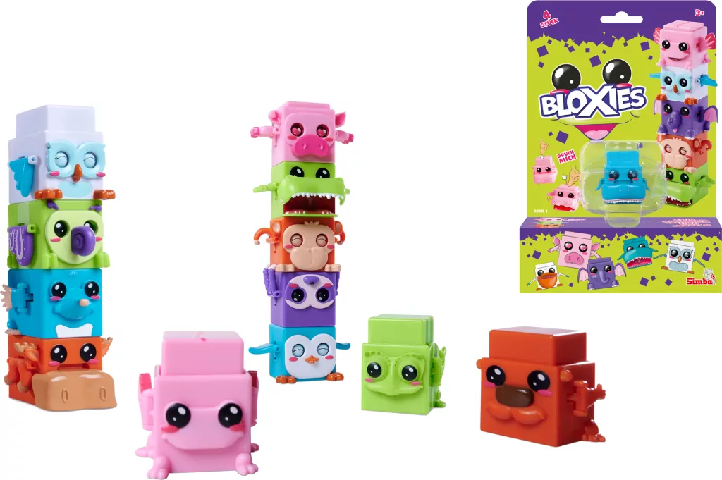 Zestaw figurek Bloxies 4-pak - tantis.pl