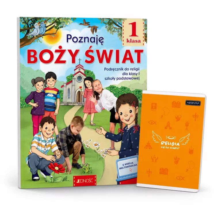 Pakiet: Poznaję Boży świat. Klasa 1. Podręcznik do religii dla klasy 1 szkoły podstawowej / Zeszyt A5/60K linia Religia - tantis.pl