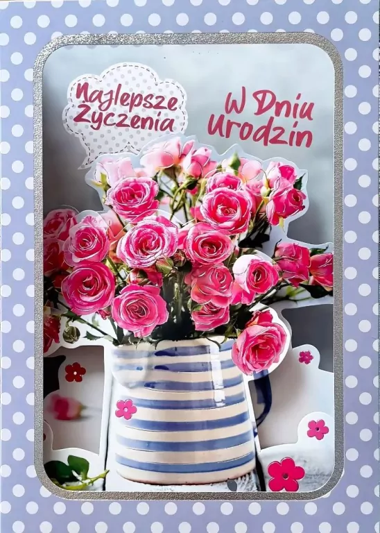 Karnet B6 Urodziny - tantis.pl