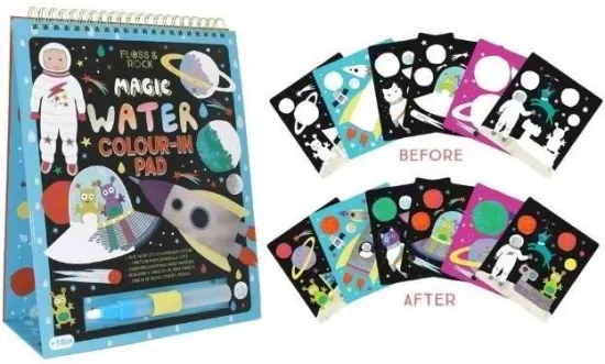 Kolorowanka Wodna z Pisakiem Kosmos 6 kart