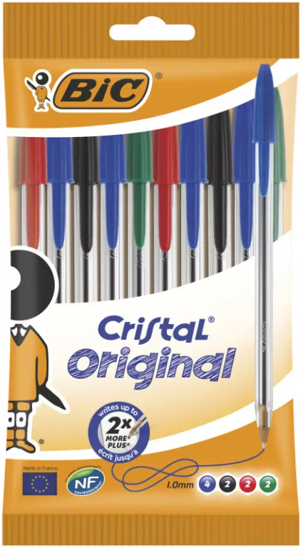Długopis Cristal Original pouch mix BIC - tantis.pl