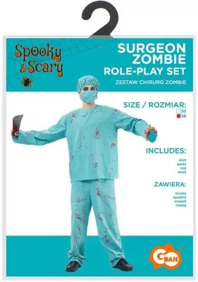 Strój dla dorosłych Chirurg Zombie rozm. 56