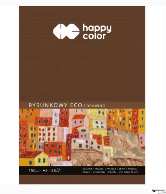 Blok rysunkowy eco A3/25K 150g HAPPY COLOR - tantis.pl