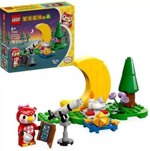 LEGO® Animal Crossing. Obserwacja gwiazd z Celeste 77053 - tantis.pl