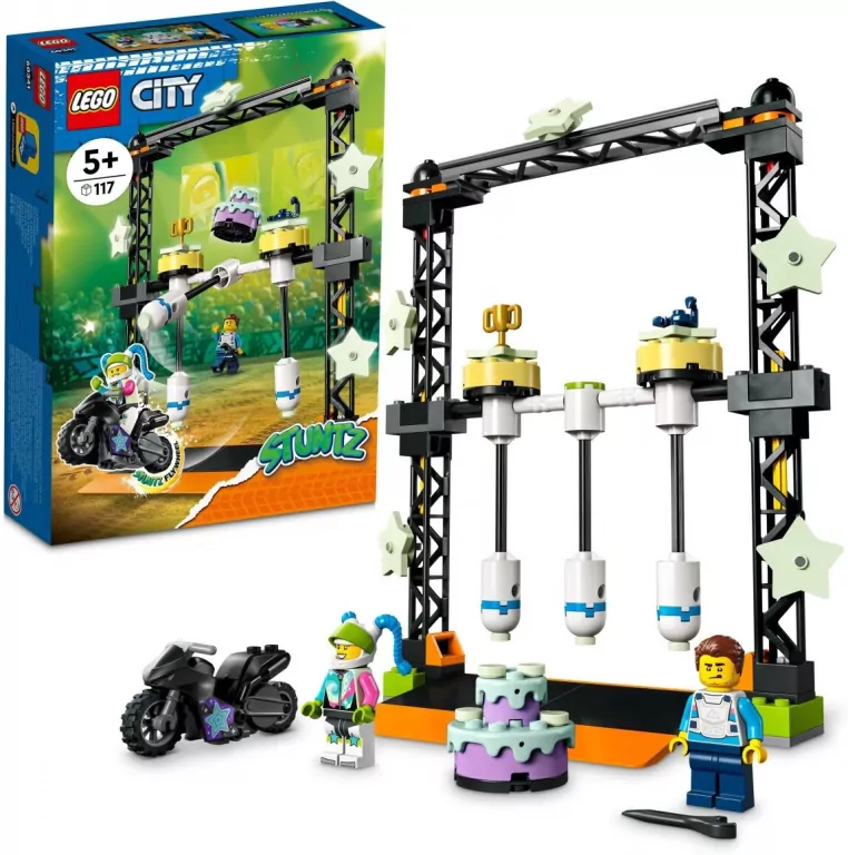 LEGO® City Stunt. Wyzwanie kaskaderskie: przewracanie. 60341 - tantis.pl