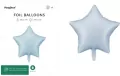 Balon foliowy Gwiazdka 48cm mglisty niebieski - tantis.pl