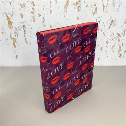 Teczka Box A4 na gumkę. Moderno Kamuflaż Love