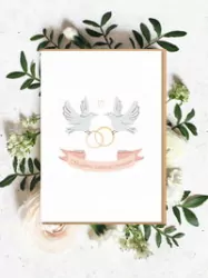 Karnet Ślub - Oficjalnie zaobrączkowani