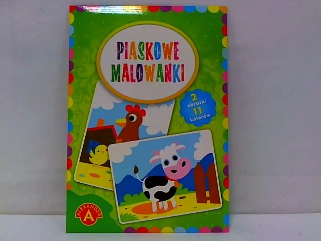 Piaskowe malowanki. Krowa i kura - tantis.pl