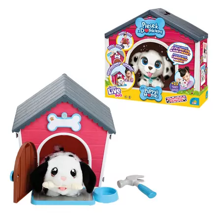 Piesek z domkiem Dalmatyńczyk. Little Live Pets - tantis.pl