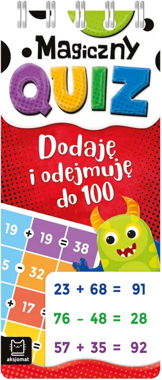 Magiczny quiz. Dodaję i odejmuję do 100 - tantis.pl