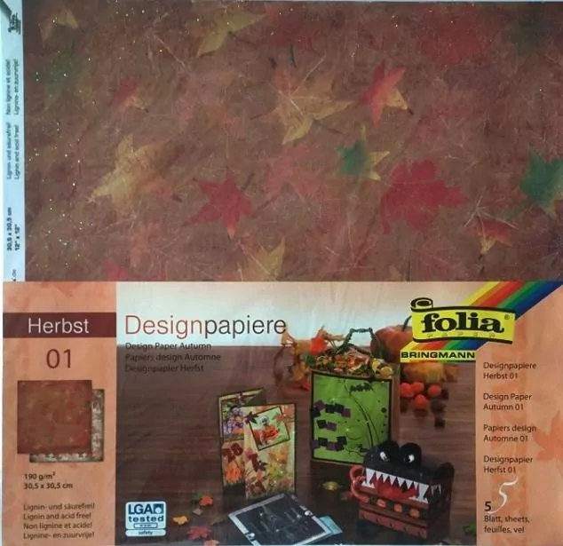 Design-papier 190 g/m2 30,5x30,5cm 5ark - tantis.pl