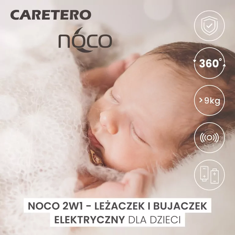 Caretero Bujaczek elektryczny Noco grey - tantis.pl