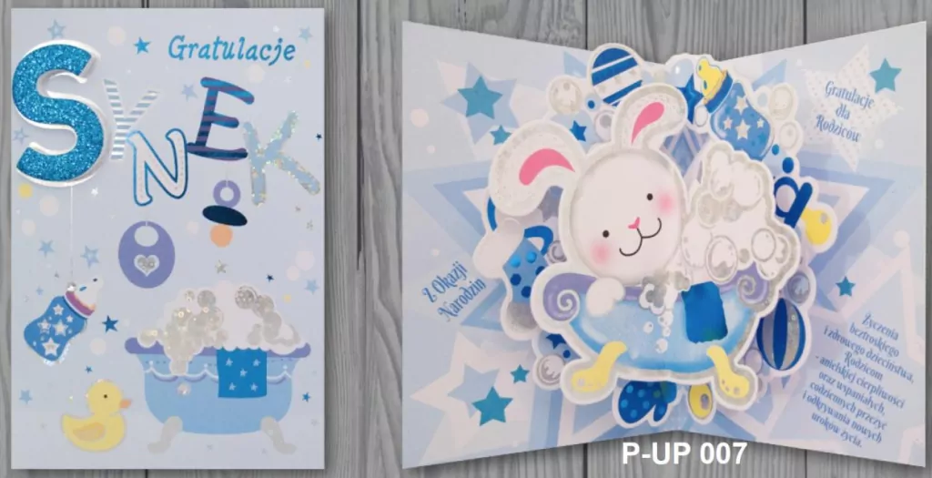 Karnet Przestrzenny B6: Narodziny chłopiec - tantis.pl