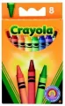 Kredki świecowe 8 kolorów CRAYOLA - tantis.pl