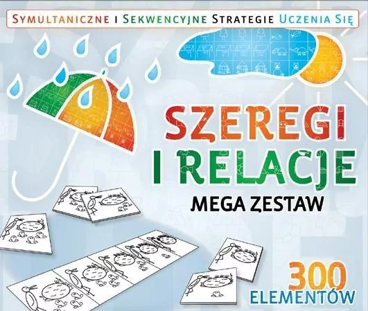 Szeregi i relacje. Symultaniczne i sekwencyjne strategie uczenia się. Mega zestaw 300 elementów - tantis.pl