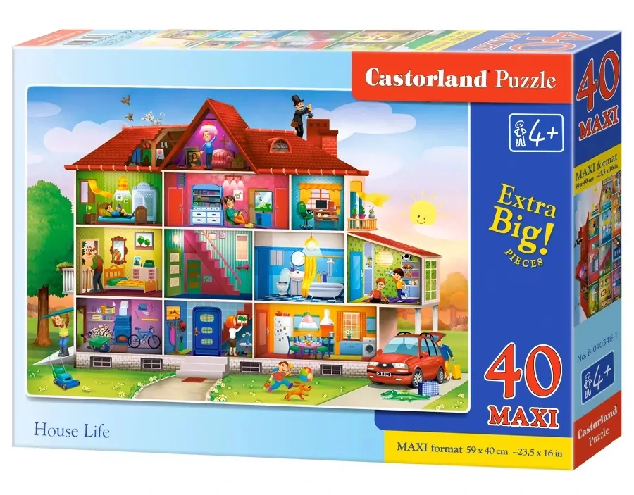 Puzzle 40 maxi - House Life - tantis.pl