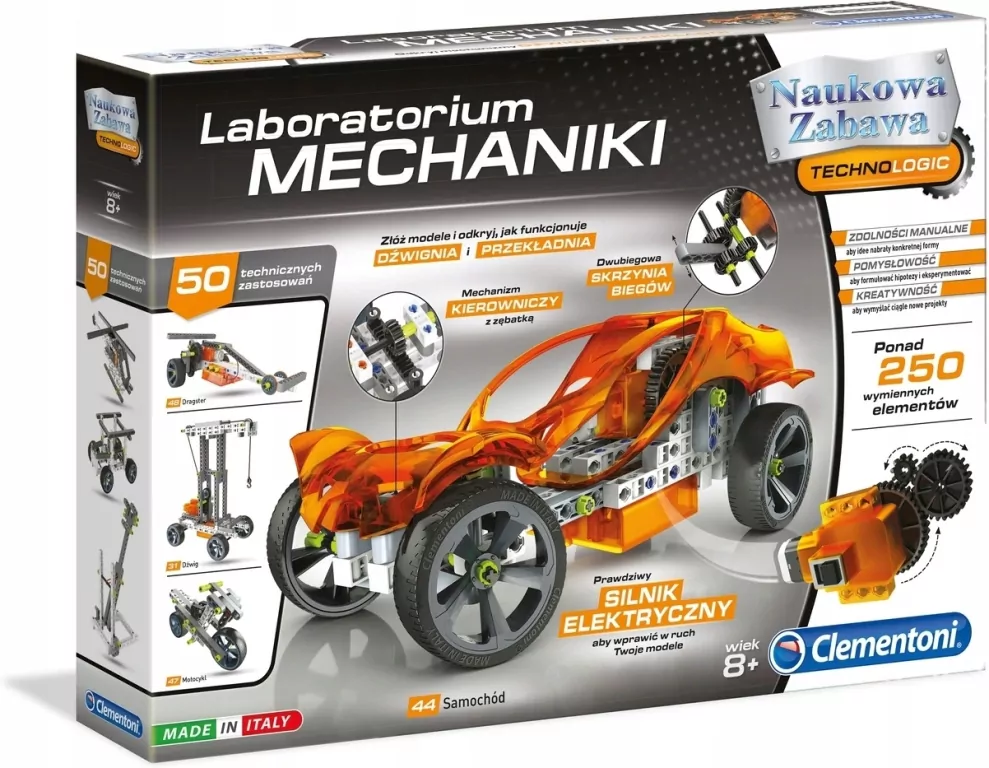 Odkryj mechanizm 50 konstrukcji. Laboratorium Mechaniki. Naukowa zabawa. 60595 - tantis.pl