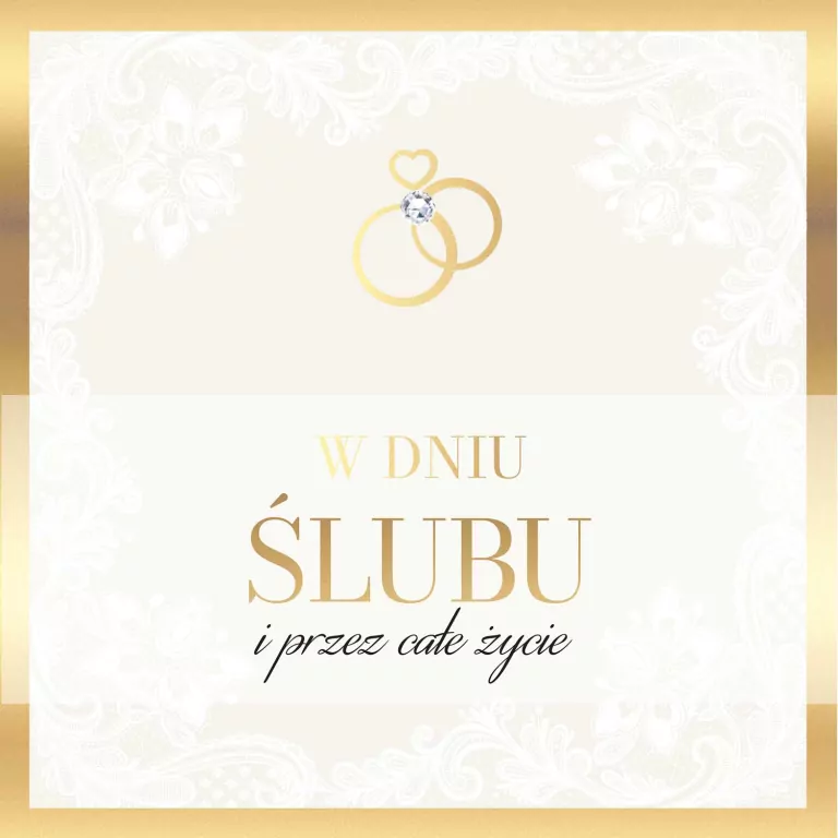 Karnet. W dniu ślubu - tantis.pl