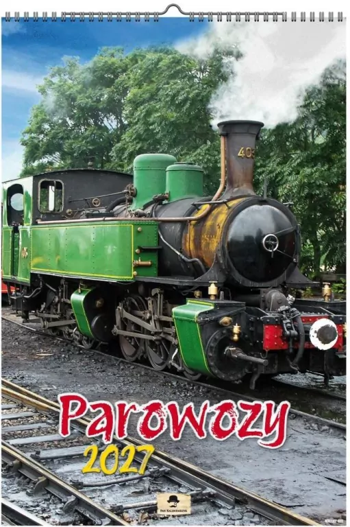 Kalendarz 2027 A3 ścienny parowozy - tantis.pl