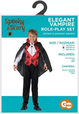 Strój dla dzieci Elegancki Wampir rozm. 120/130cm