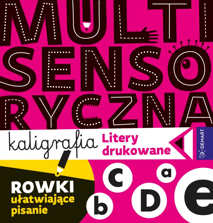 Multisensoryczna kaligrafia. Litery drukowane - tantis.pl
